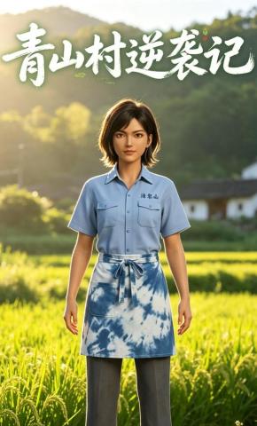 短剧《青山村逆袭记》海报