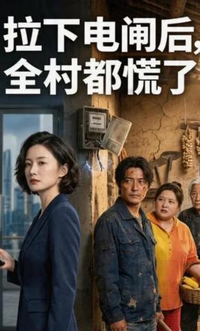 短剧《拉下电闸后，全村都慌了》海报