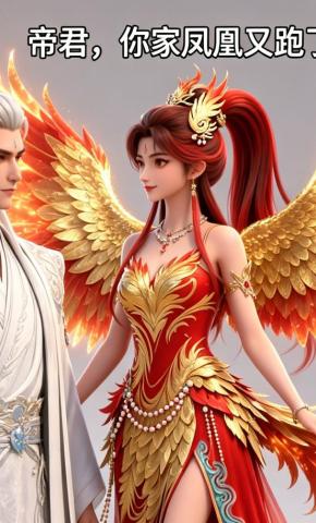 短剧《帝君,你家凤凰又跑了》海报