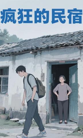 短剧《疯狂的民宿》海报