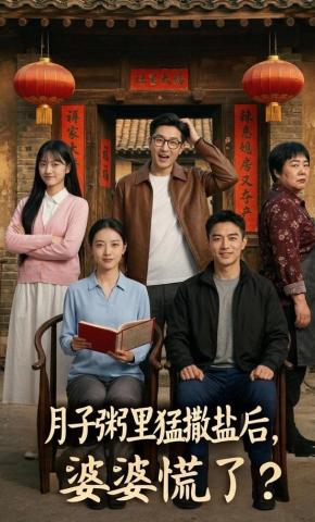 短剧《月子粥里猛撒盐后，婆婆慌了？》海报