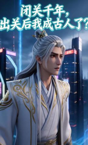 短剧《闭关千年，出关后我成古人了？》海报