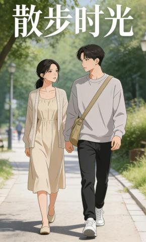 短剧《散步时光》海报
