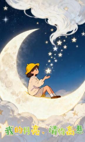 短剧《我的月亮，请你高悬》海报