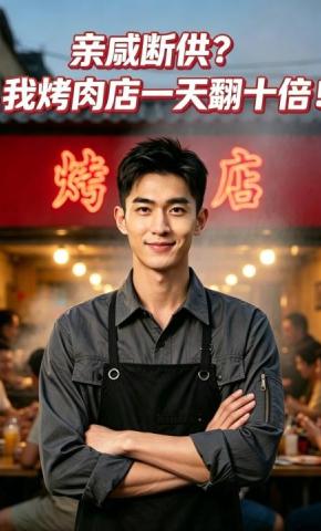 短剧《亲戚断供？我烤肉店一天翻十倍！》海报