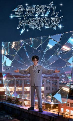 短剧《全员努力，冲破约束》海报