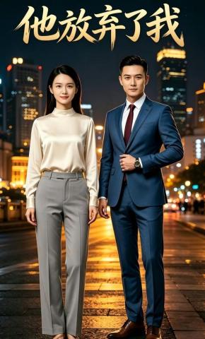 短剧《他放弃了我》海报
