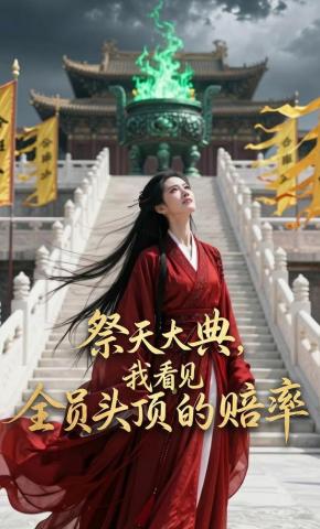 短剧《祭天大典，我看见全员头顶的赔率》海报