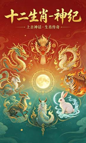 短剧《十二生肖神纪》海报