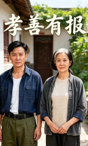 短剧《孝善有报》海报