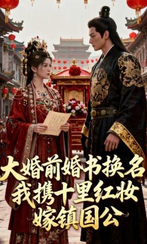 短剧《大婚前婚书换名，我携十里红妆嫁镇国公》海报