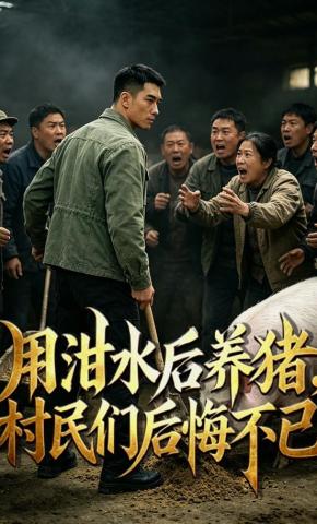 短剧《用泔水后养猪，村民们后悔不已》海报