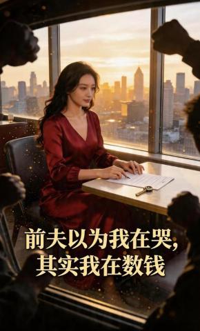 短剧《前夫以为我在哭，其实我在数钱》海报