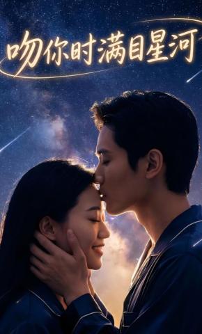 短剧《吻你时满目星河》海报