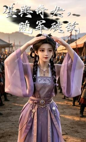 短剧《堪舆奇女，随军破敌》海报