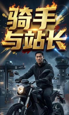 短剧《骑手与站长》海报
