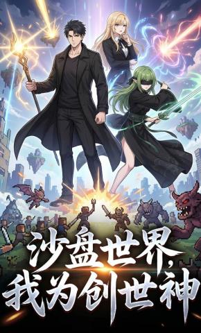 短剧《沙盘世界，我为创世神》海报