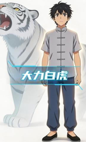 短剧《大力白虎》海报