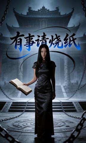 短剧《有事请烧纸》海报