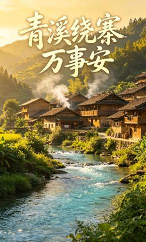 短剧《青溪绕寨万事安》海报