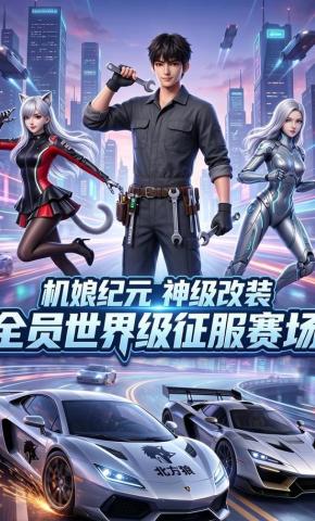 短剧《机娘纪元：神级改装，全员世界级征服赛场》海报