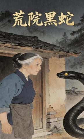 短剧《荒院黑蛇》海报