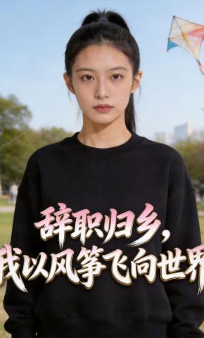 短剧《辞职归乡，我以风筝飞向世界》海报