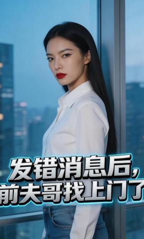 短剧《发错消息后，前夫哥找上门了》海报