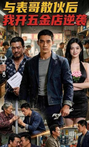 短剧《与表哥散伙后，我开五金店逆袭》海报