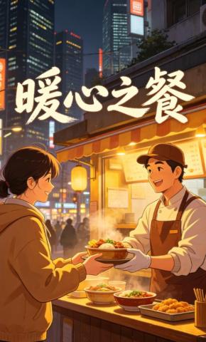 短剧《暖心之餐》海报