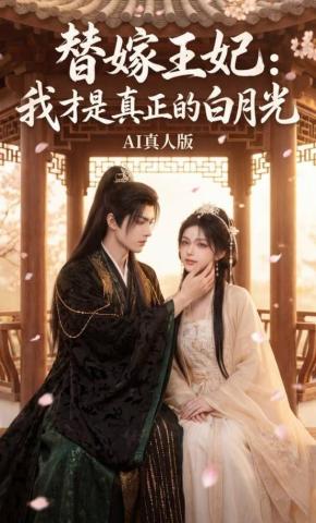 短剧《替嫁王妃：我才是真正的白月光AI真人版》海报