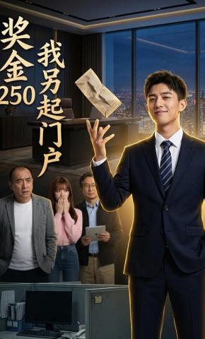 短剧《奖金250我另起门户》海报