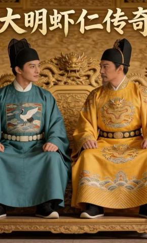 短剧《大明虾仁传奇》海报