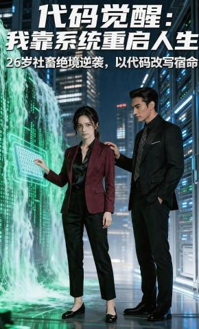 短剧《代码觉醒：我靠系统重启人生》海报