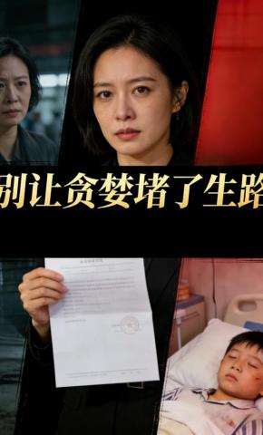 短剧《别让贪婪堵了生路》海报