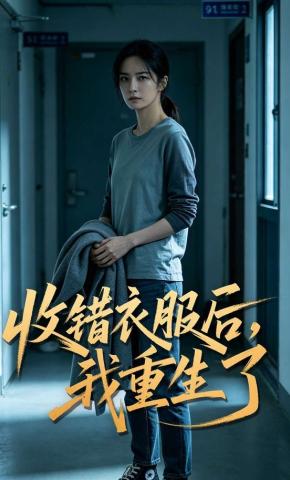 短剧《收错衣服后，我重生了》海报