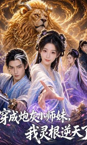 短剧《穿成炮灰小师妹，我灵根逆天了》海报