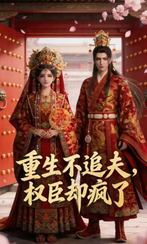 短剧《重生不追夫，权臣却疯了》海报