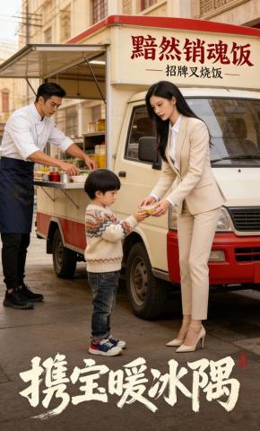 短剧《携宝暖冰隅》海报