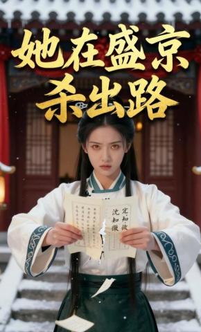 短剧《她在盛京杀出路》海报