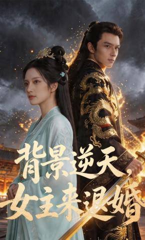 短剧《背景逆天，女主来退婚》海报