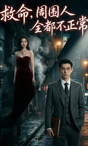短剧《救命，周围人全都不正常》海报