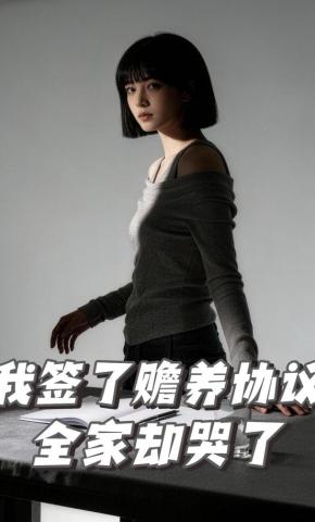 短剧《我签了赡养协议，全家却哭了》海报