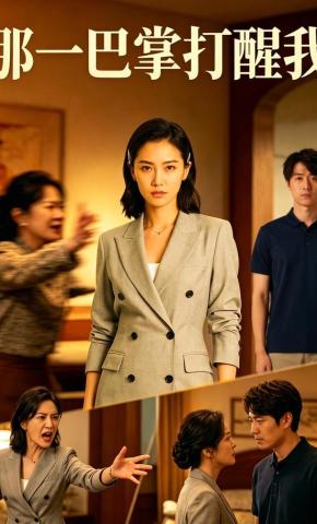 短剧《那一巴掌打醒我》海报