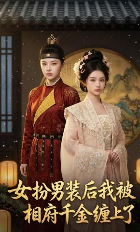 短剧《女扮男装后我被相府千金缠上了》海报