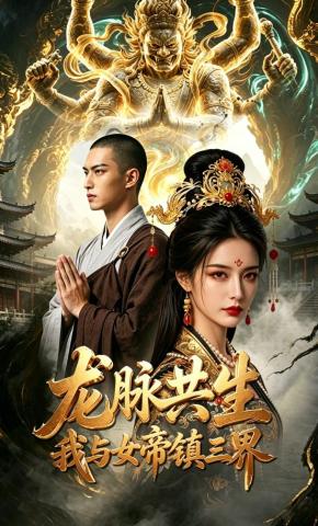 短剧《龙脉共生，我与女帝镇三界》海报