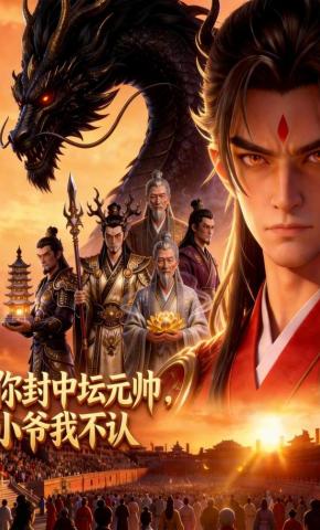 短剧《你封中坛元帅，小爷我不认》海报