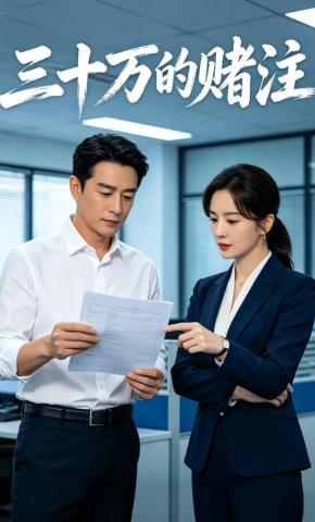 短剧《三十万的赌注》海报