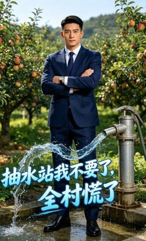 短剧《抽水站我不要了，全村慌了》海报