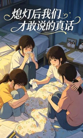 短剧《熄灯后我们才敢说的真话》海报
